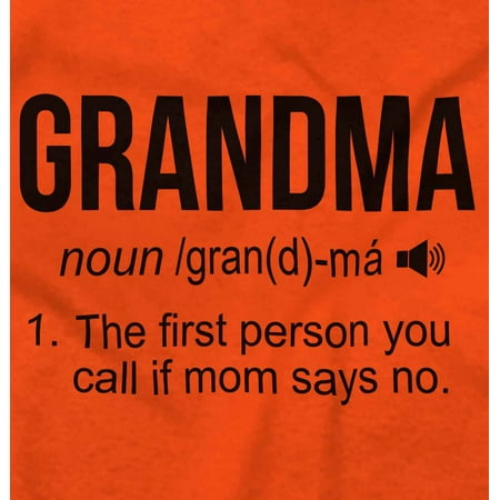 I Love Grandma Definition Cute Shower Gift Newborn Romper Bodysuit For Babies